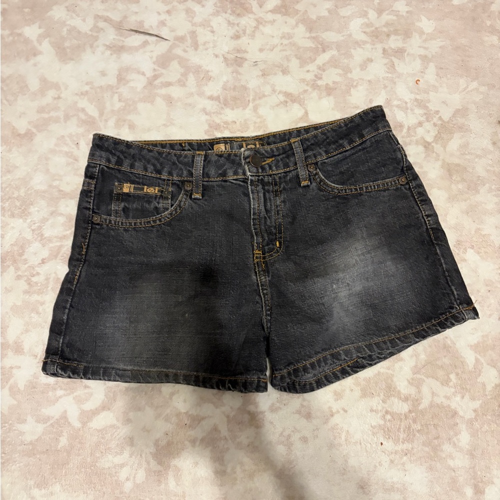 Lei Women's Dark Gray Jean Shorts